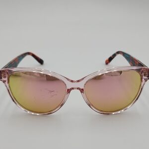 Carfia Stylish Pink Sunglasses With‎ Generic Bag